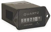 Hour Meter, Polymer, White/Black Numbers