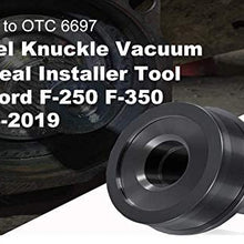 LE-JX 6695 Axle Shaft Seal Installer Compatible with 1998-2004 Ford F-250 F-350 F-450 F550 Automotive Wheel Knuckle Vacuum Oil Seal Installer Tool