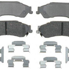 ACDelco 14D729CH Advantage Ceramic Rear Disc Brake Pad Set with Hardware