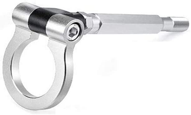 PSLER Car Towing Hook Ring Racing Front Rear Bumper Trailer Ring Eye Towing for Scion FR-S WRX STi 2015-2018 (Type B-Blue)