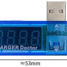 ZEFS--ESD Electronic Module Digital USB Mobile Power Charging Current Voltage Tester Meter Mini USB Charger Doctor Voltmeter Ammeter LED Display