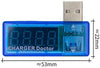 ZEFS--ESD Electronic Module Digital USB Mobile Power Charging Current Voltage Tester Meter Mini USB Charger Doctor Voltmeter Ammeter LED Display