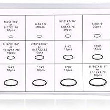 Yosoo 270Pcs 18 Sizes Assortment Kit Air Conditioning HNBR O-Ring Set Car Auto Vehicle Repair Green