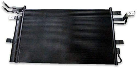 A/C Condenser - Compatible with 2013-2019 Ford Taurus 3.5L V6 without Turbo and MKT Models with 3.7L V6 (Up To 09/12/2012)