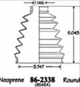 Empi 86-2338D CV Boot Kit