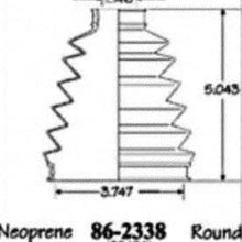 Empi 86-2338D CV Boot Kit