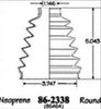 Empi 86-2338D CV Boot Kit
