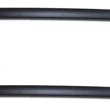 AOKAILI Black Al Roof Rack Cross Bars Top Rail Carries