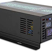 Pure Sine Wave Inverter 600Watt 12V DC to 120V AC Power Converter 1200W Surge