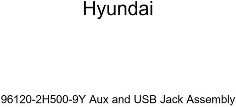 Genuine Hyundai 96120-2H500-9Y Aux and USB Jack Assembly