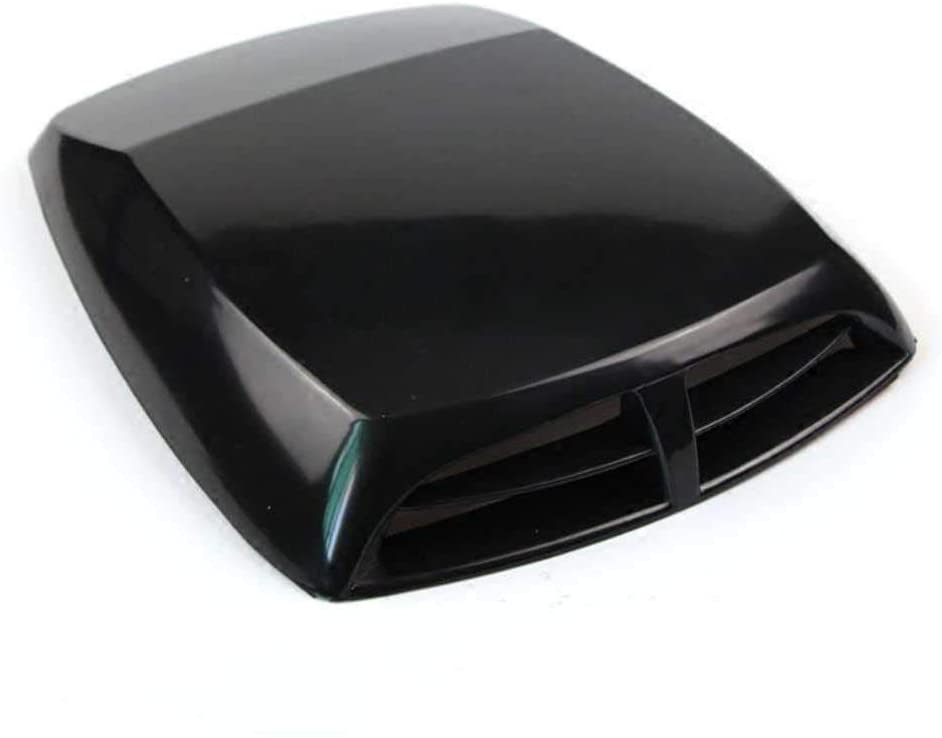 LSJVFK Universal Car Stickers Scoop Turbo Bonnet Vent Cover Hood Decorate (Black)