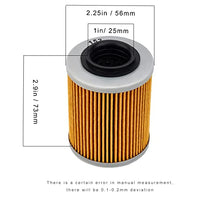 Anoety Oil Filter Replace for: CAN-AM OUTLANDER 650 450 850 570 1000 MAVERICK 1000R Defender RENEGADE Traxter 975 Commander MAX HO EFI LTD