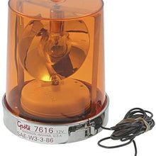Grote Emergency Lighting, Yellow, ECONOLITE with REVOLVING Reflector (76163)