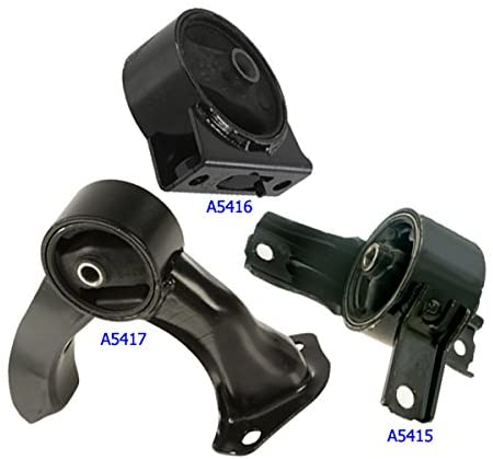 Engine Motor Mount Set 3PCS for 2007-2011 Dodge Caliber 1.8/ 2.0/ 2.4L EM3131, EM3130, EM3132