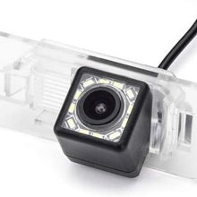 eHANGO Car Rear View Camera with 4 Pin to RCA Cable Bracket License Plate Lights Housing Mount for BMW 3 E90 E91 E92 M3 X5 SUV X5M X6 Sedan Wagon (12 LED)