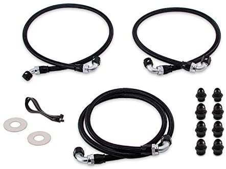 Mishimoto MMTCL-DMAX-06 Transmission Cooler Line Kit, Compatible With Chevrolet/GMC 6.6L Duramax (LLY/LBZ/LMM) 2006-2010