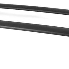 Crossbars Compatible With 2017-2018 Mazda CX-5, Factory Style Aluminum Cross Bar Roof Rack Black Cap Set By IKON MOTORSPORTS