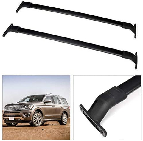 SCITOO fit for Ford Expedition 2018 2019 Aluminum Alloy Roof Top Cross Bar Set Rock Rack Rail