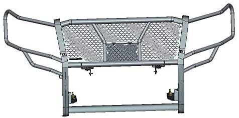 Black Horse - Rugged Heavy Duty Grille Guard Kit (with 20 in Single Led Bar) 2018-2021 Ford Expedition - RU-FOEX18-K2