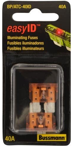 Bussmann BP/ATC-40ID easyID Illuminating Blade Fuse, (Pack of 2), Model: BP/ATC-40ID (Tools & Outdoor gear supplies)