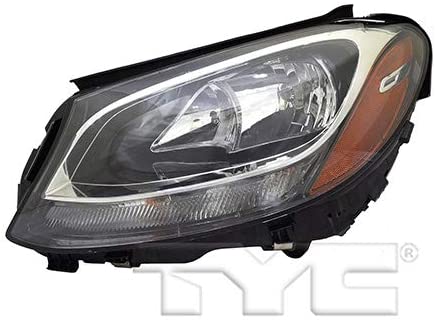 For 2015-2017 MERCEDES-BENZ C300 Headlight Driver Side DOT Certified Bulbs Included MB2502220 - Replaces 205 906 71 02 ;W205; for Sedan; Halogen