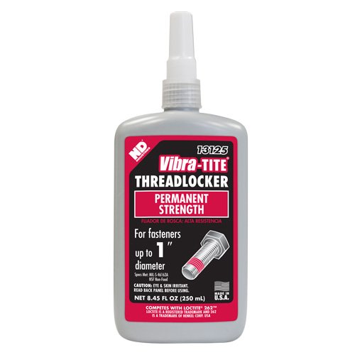 Vibra Tite 131-250 ML Permanent Strength Threadlocker (for Fasteners up to 1