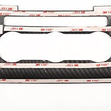 Carbon Fiber Style Console Air Conditioner Button Frame Cover Trim for Land Rover Range Rover Sport 2014-2017