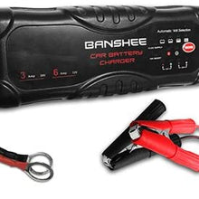 24V Smart Battery Charger Auto Car Truck 3 Amp Multiple Stage Charging Cycles