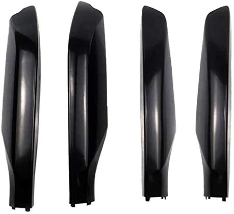 Roof Rack Cover Rail End Shell Protect 4Pcs Set Black ABS Car Accessary for Toyota Prado FJ150 2010-2019 Outdoors Use (Color : Black) (Black)