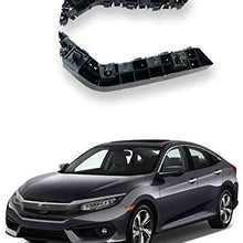 AutoModed Front Bumper Support Retainer Brackets Compatible with 2017 2018 2019 Honda Civic | Left Right 2pcs | by AutoModed