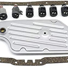 4R44E 4R55E 5R55E 5R44E 2WD Remanufactured Solenoid Kit Filter Set Shift TCC EPC A56420K1 Compatible with Ford
