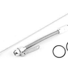 Car Oil Dipstick,Stainless Steel Flexible Engine Oil Level Measure Accessory Fit for Ford 260 289 302 SB