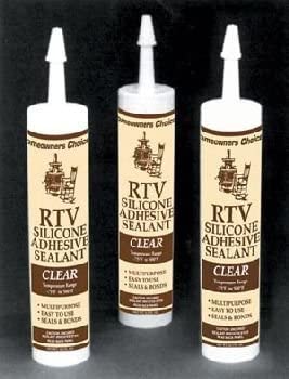 100% RTV Black Silicone Sealant (rated -85 degree to 500 degree F)