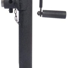 Trailer Valet Blackout Series 5K Side Wind Pipe Mount Jack 15"