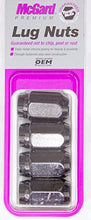 McGard 64031 Lug Nuts M12x1.5 4 Pack Black Cone Seat, 1 Pack