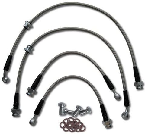 Techna-Fit Brake Line Kit for 9/1981-1983 NISSAN DATSUN 280ZX - Black - NIS-720BK