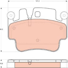 TRW TPC0917 Premium Ceramic Front Disc Brake Pad Set