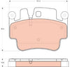TRW TPC0917 Premium Ceramic Front Disc Brake Pad Set
