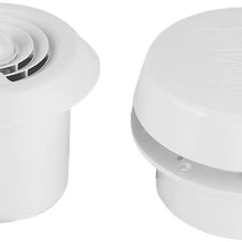 Acouto RV Fan, 12V Roof Fan 5000R/min LED Air Ceiling Ventilation Grille Round Cooling Fan for Campers Travel Trailer Van Motorhome Accessories Caravan Parts