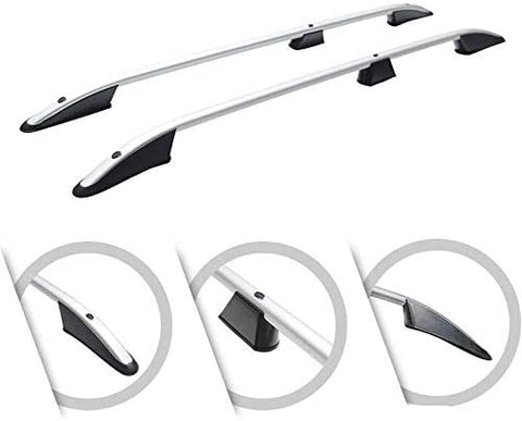 OMAC USA Roof Racks Lockable Carrier Cargo Racks Rail Aluminium Silver Set 2 Pcs for Ram Promaster City 2015-2021 with TUV Certified