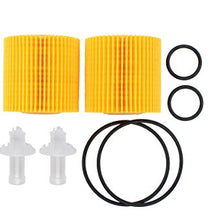 NewYall Pack of 2 Oil Filter 04152-YZZA1 w/ Gasket Seal O-Ring Element