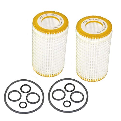 HU 718/5 X Metal-Free Oil Filter Suitable for Mercedes-Benz E-class Oil Filter A0001802609 Mercedes-Benz C-class E230 E350 CLS350 Oil Grid