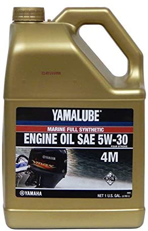 Yamalube LUB-05W30-FC-04 5W-30 Outboard Full Synthetic 4M FC-W Engine Oil (CASE OF 4)