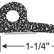 Steele Rubber Products RV Slide Out Seal - Small Bulb with Wide Base - P Profile - Adhesive Backed - Sold and Priced Per Foot - 1-1/4" Wide 70-3708-265