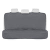 BDK BDSC-278 AllProtect Waterproof Neoprene Rear Bench Seat Cover for Car SUV Truck - Quick Install - Heavy Duty Universal Fit - for Work, Utility, Kids, Pets & Vehicle Protection (Solid Gray)
