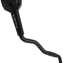 DV8 Offroad | Replacement 4WD Shift Knob for Wrangler TJ | Billet Aluminum | Included Patented Tire Tread Rubber Grip | Black Finish