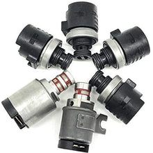 5R55E 4R44E 6 Remanufactured Solenoids Kit Compatible with Ford Ranger Mustang Explorer (6pcs Shift Solenoid Kit)