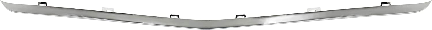 Bumper Molding compatible with Mercedes Benz C300 15-16 Front Chrome and Luxury Pkg. Type 1 Sedan
