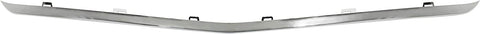 Bumper Molding compatible with Mercedes Benz C300 15-16 Front Chrome and Luxury Pkg. Type 1 Sedan