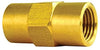 AGS Company BLU-9C Brass Brake Line Union, 3/16 (M10x1.0 Inverted), 1/card